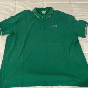 Lacoste polo green size 7 (XL-2XL)